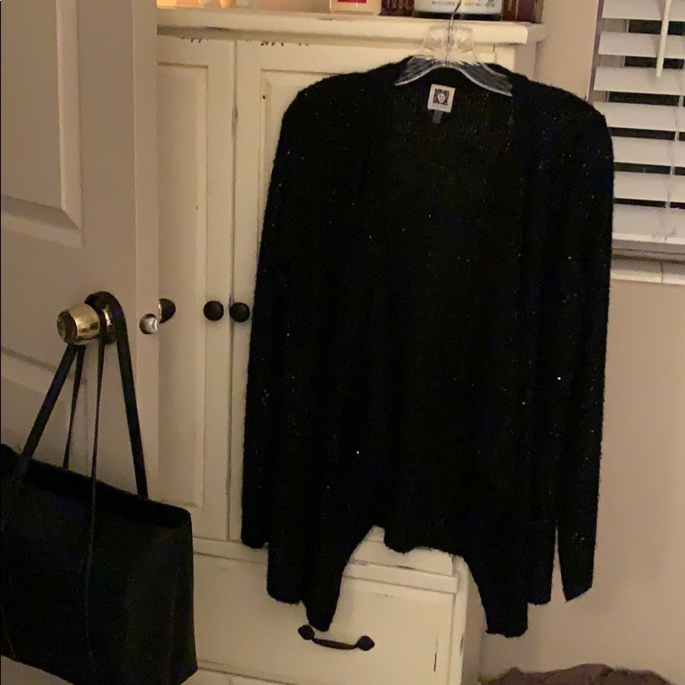 Ann Taylor black sparkling jacket